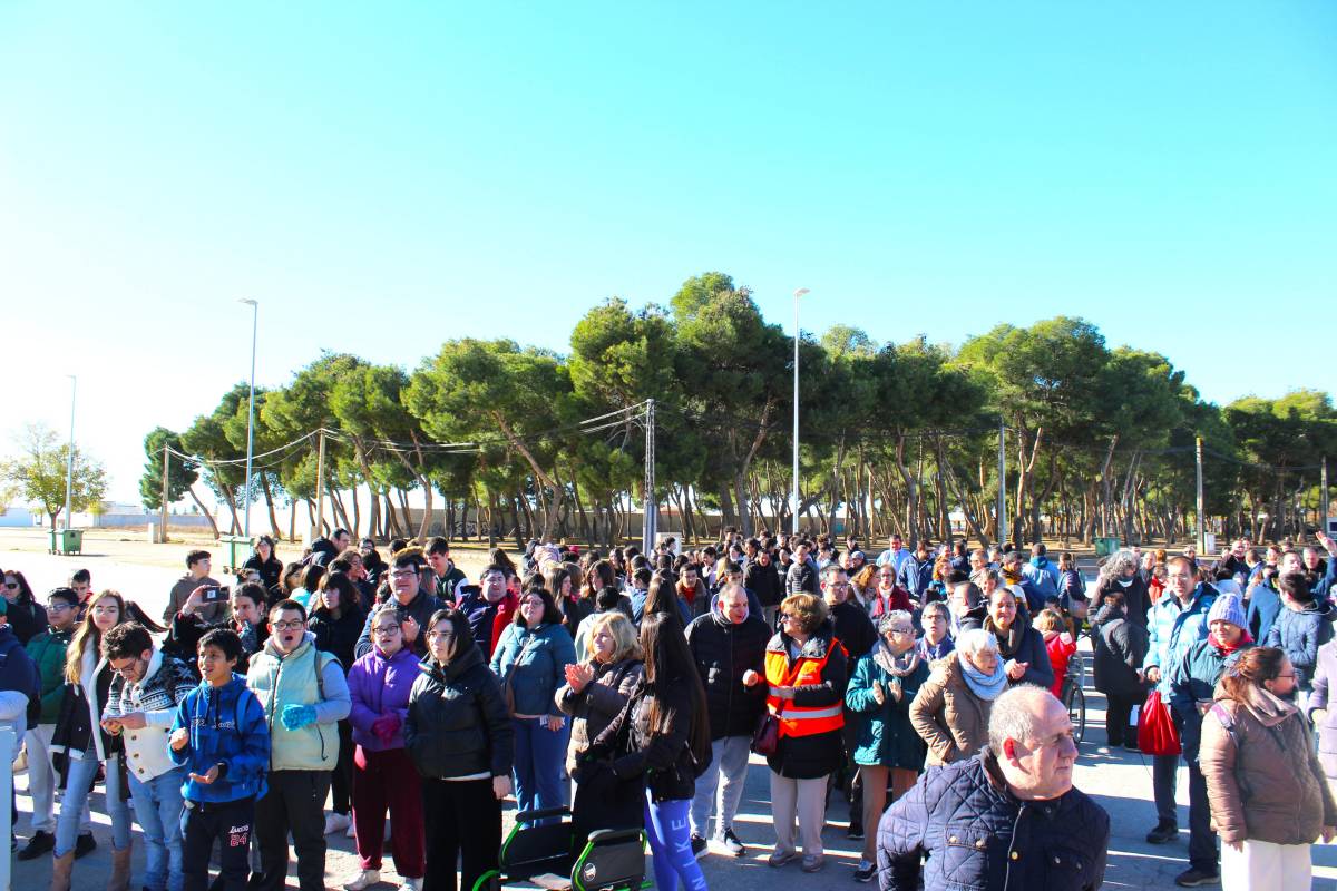 Cientos de personas llenan de inclusión las calles de Tomelloso en la II Marcha Solidaria de AFAS