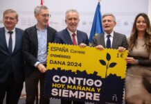 Nuevos sellos de Correos dedicados a la dana con el lema ‘Contigo hoy, mañana y siempre’
