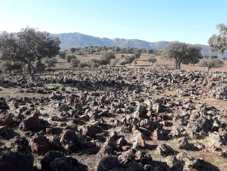 El volcán del Alhorín, un domo rojizo en Ciudad Real en un paisaje detenido en el tiempo