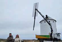 Las obras de rehabilitación del Molino ‘Inca Garcilaso’ de Campo de Criptana finalizarán la próxima semana