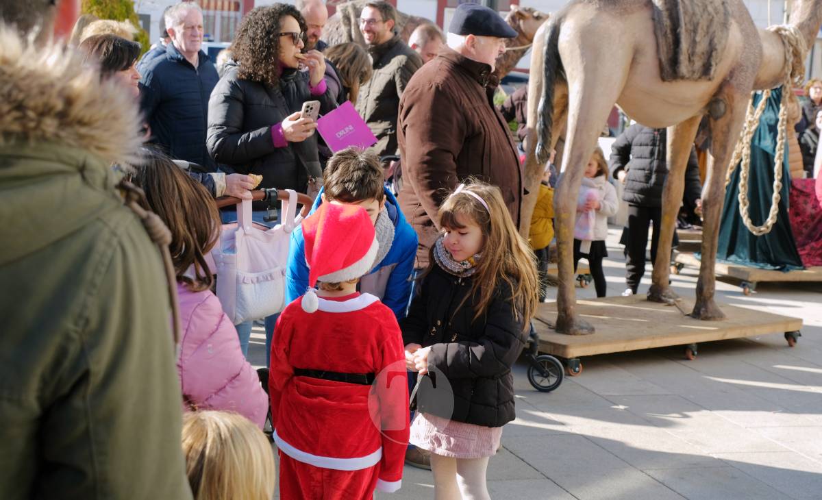 Villancicos, mantecados y sol de invierno en la Plaza de España con la AM Santa Cecilia