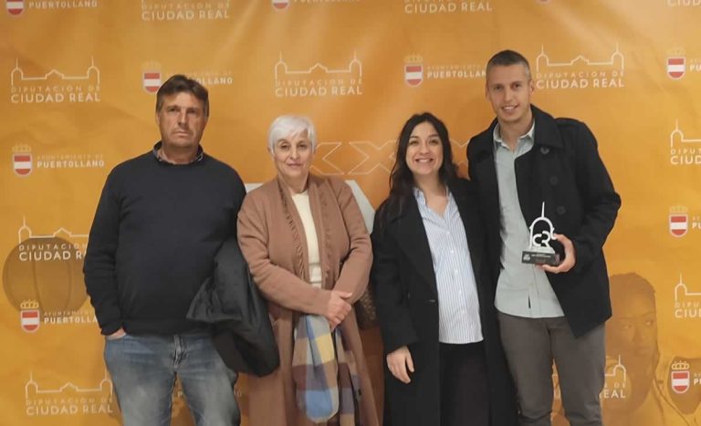 Yahir Alcolea, reconocido como Mejor Deportista de la Provincia en la XXIX Gala del Deporte de Ciudad Real