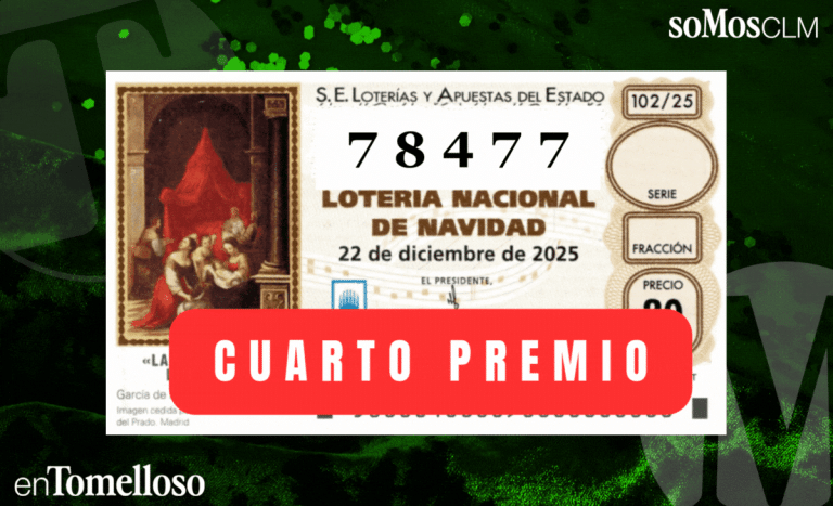 El 78.477, cuarto premio de la Lotería, cae en Toledo