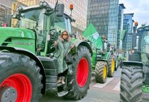 Masiva protesta del campo en Bruselas contra la nueva PAC y el acuerdo con Mercosur
