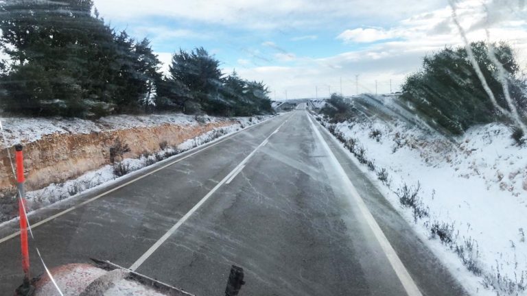 La nieve causa 16 incidencias durante la noche en Castilla-La Mancha