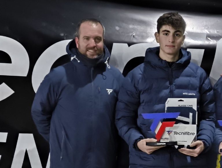 Alejandro Villena se impone en la primera prueba del Tecnifibre Tennis Tour 2026