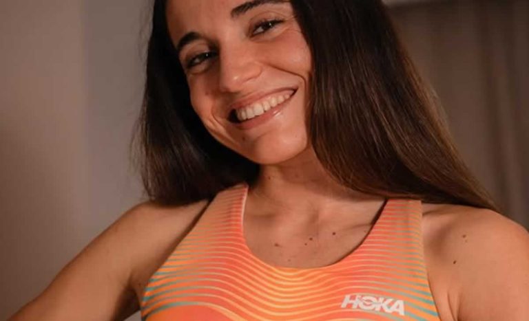 Alicia Berzosa da el salto al atletismo profesional de la mano de Hoka