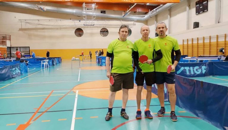 Ángel Valverde, de Parkinson Tomelloso, gana el I Torneo de Reyes de tenis de mesa en Rivas