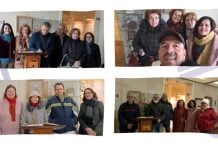 El alumnado de pintura de la Universidad Popular de Tomelloso felicita a Antonio López en su libro de firmas