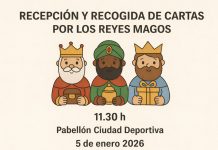 Los Reyes Magos recogerán las cartas en el pabellón de la Ciudad Deportiva este 5 de enero