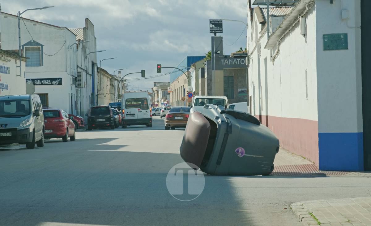 El temporal de viento provoca numerosas incidencias en Tomelloso