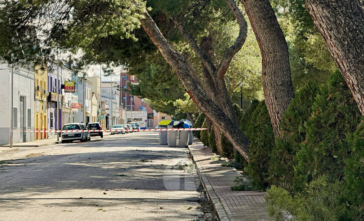 El temporal de viento provoca numerosas incidencias en Tomelloso
