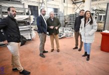 SOMAN PVC, referente industrial en Tomelloso, recibe la visita del alcalde para analizar la evolución del sector