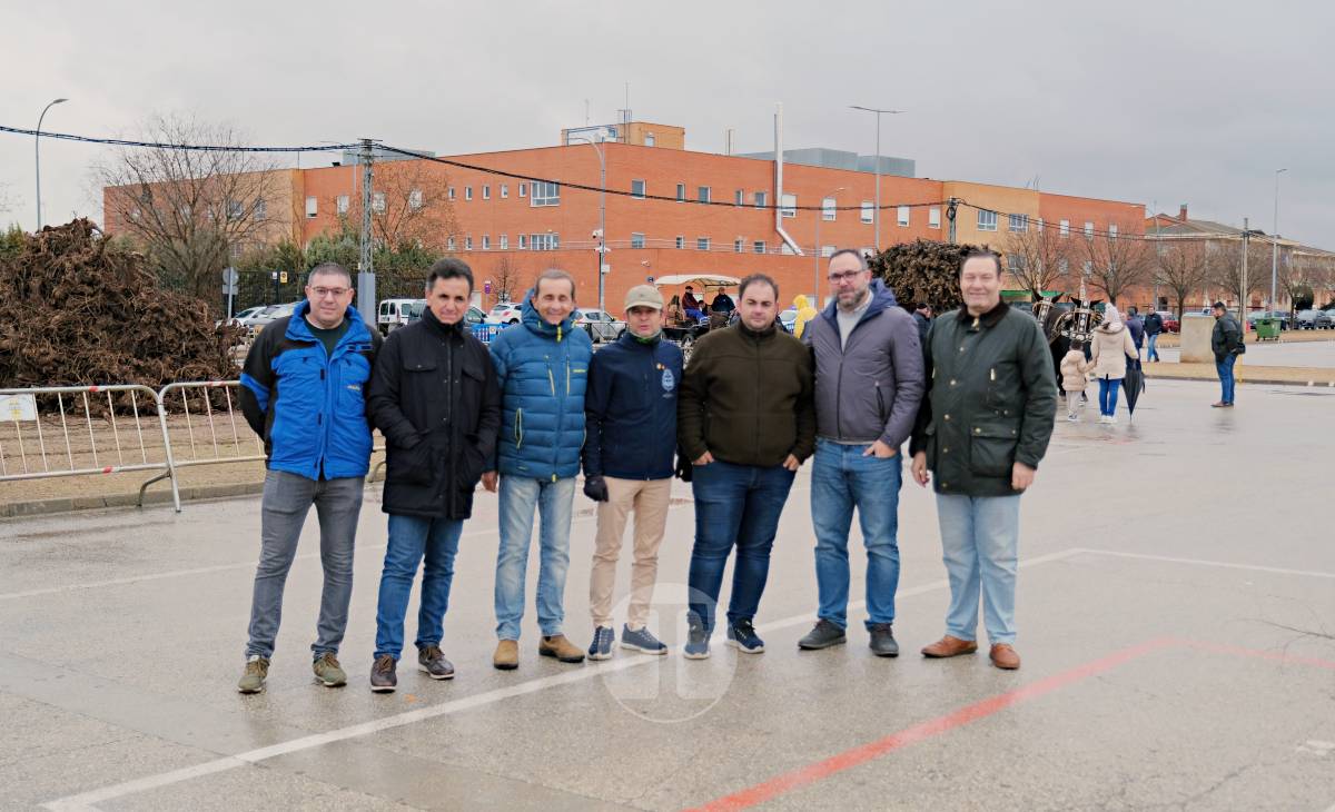 Tomelloso celebra la mañana de San Antón entre frío y lluvia