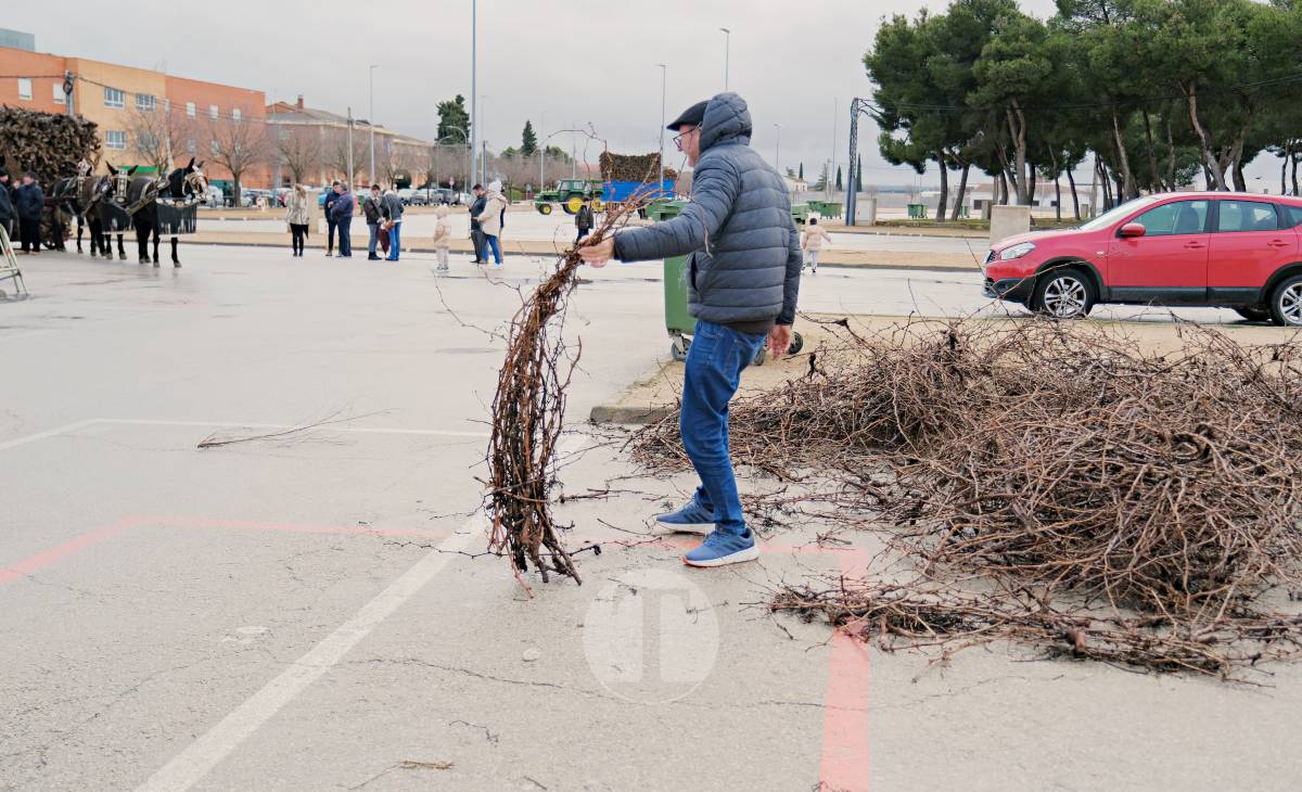 Tomelloso celebra la mañana de San Antón entre frío y lluvia