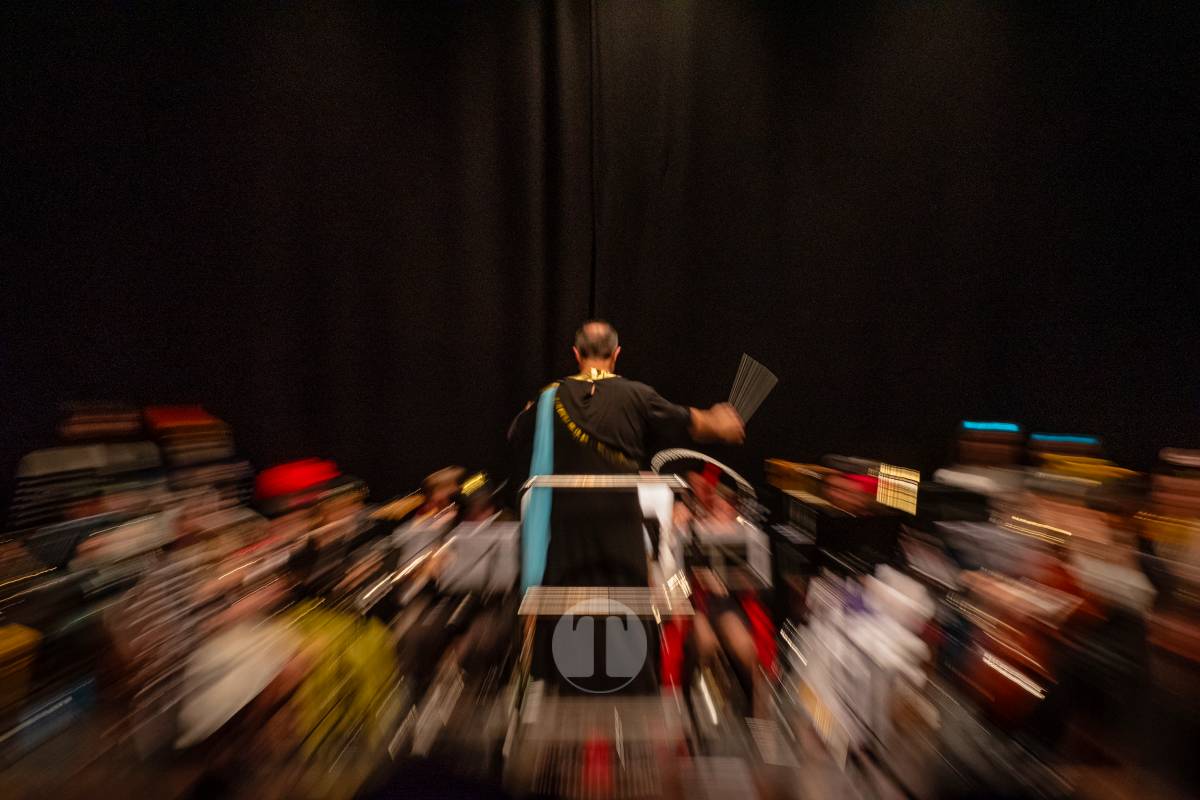 La Unión Musical de Tomelloso llena de carnaval y música el Marcelo Grande