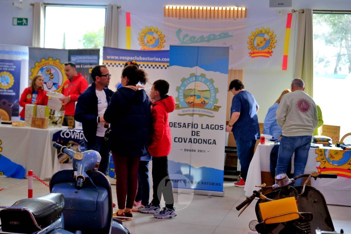 Tomelloso se convierte en capital nacional del vespismo con 220 participantes