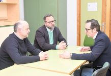 Evaluación de los daños en el IES Alto Guadiana de Tomelloso tras el fuerte temporal de viento