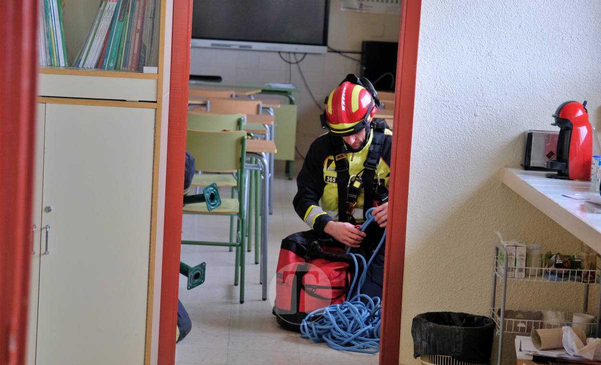 Un simulacro en un instituto de Tomelloso pone el foco en el suicidio adolescente