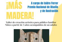 Juego, imaginación y materiales reciclados: Tomelloso acoge el taller «Más madera»