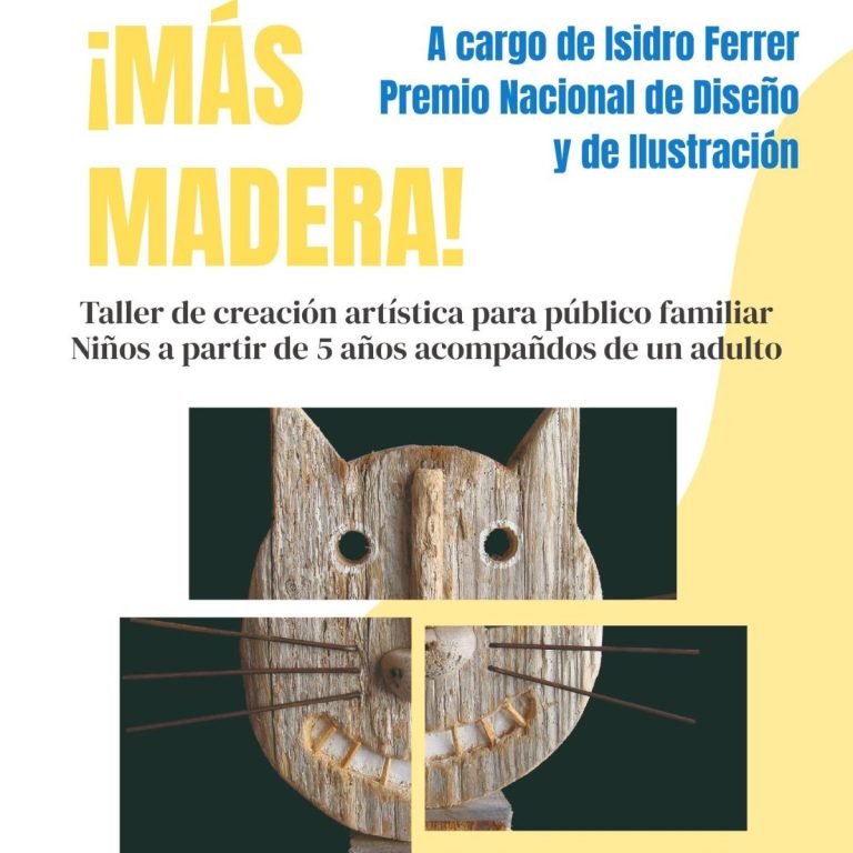 Juego, imaginación y materiales reciclados: Tomelloso acoge el taller «Más madera»