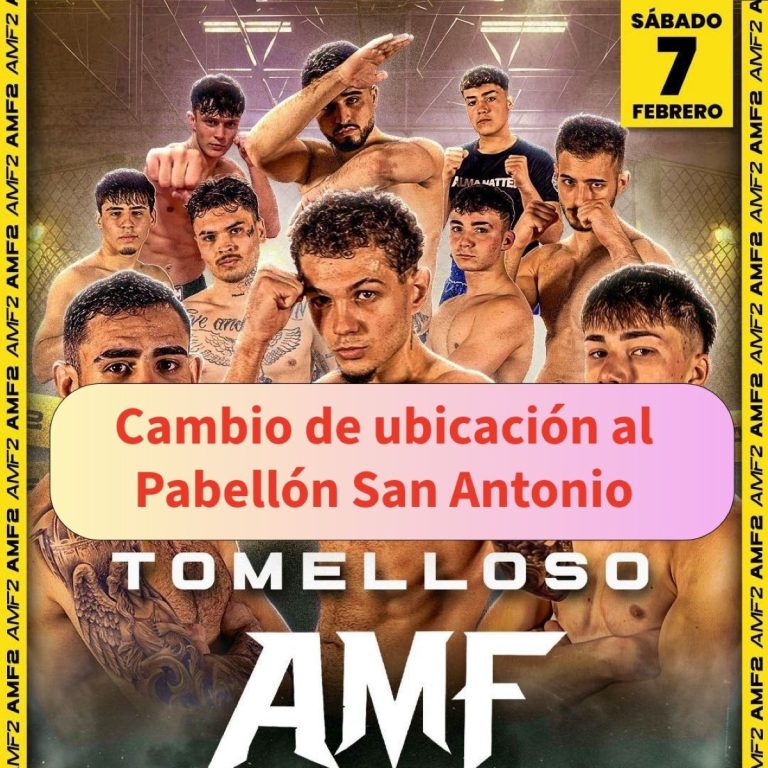 Alma Mater Fight 2 cambia su ubicación en Tomelloso: se celebrará en el pabellón San Antonio
