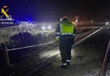 La Guardia Civil investiga la muerte de un hombre de 50 años arrollado por un tren en Talavera