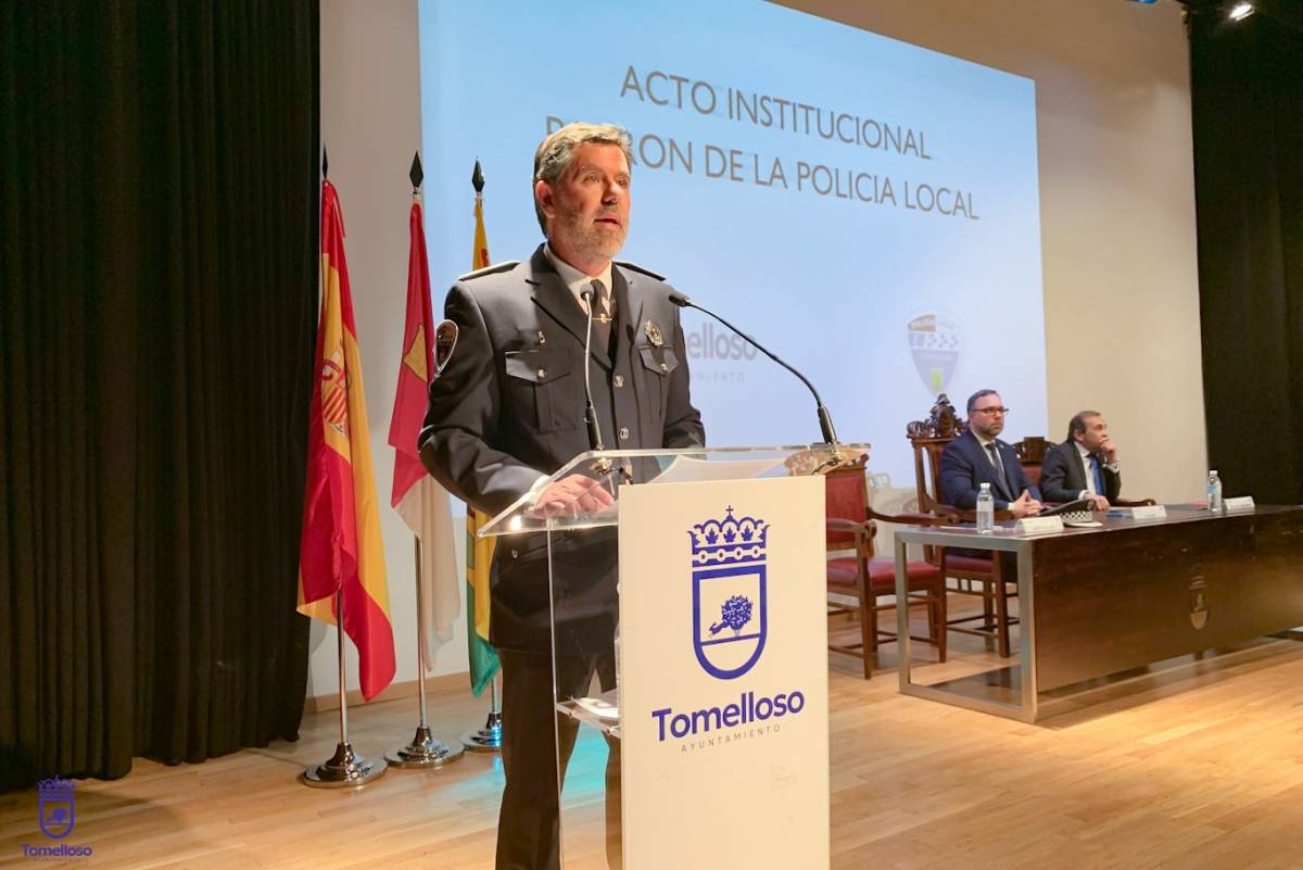 Tomelloso arropa a su Policía Local en una jornada de distinciones y compromiso institucional