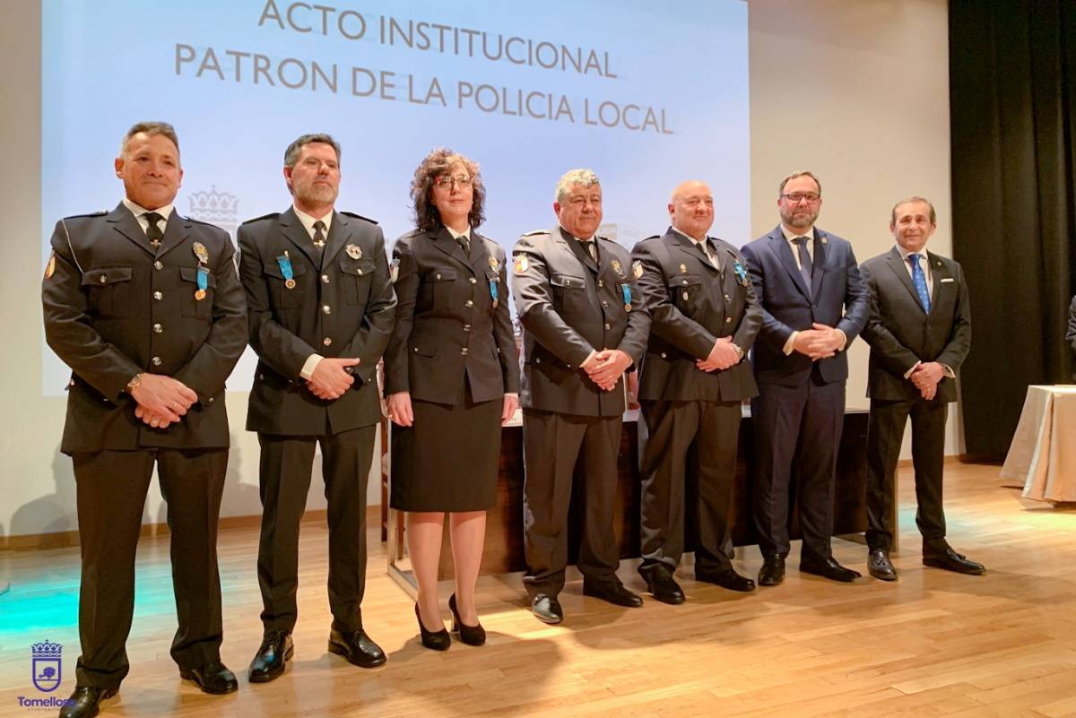 Tomelloso arropa a su Policía Local en una jornada de distinciones y compromiso institucional