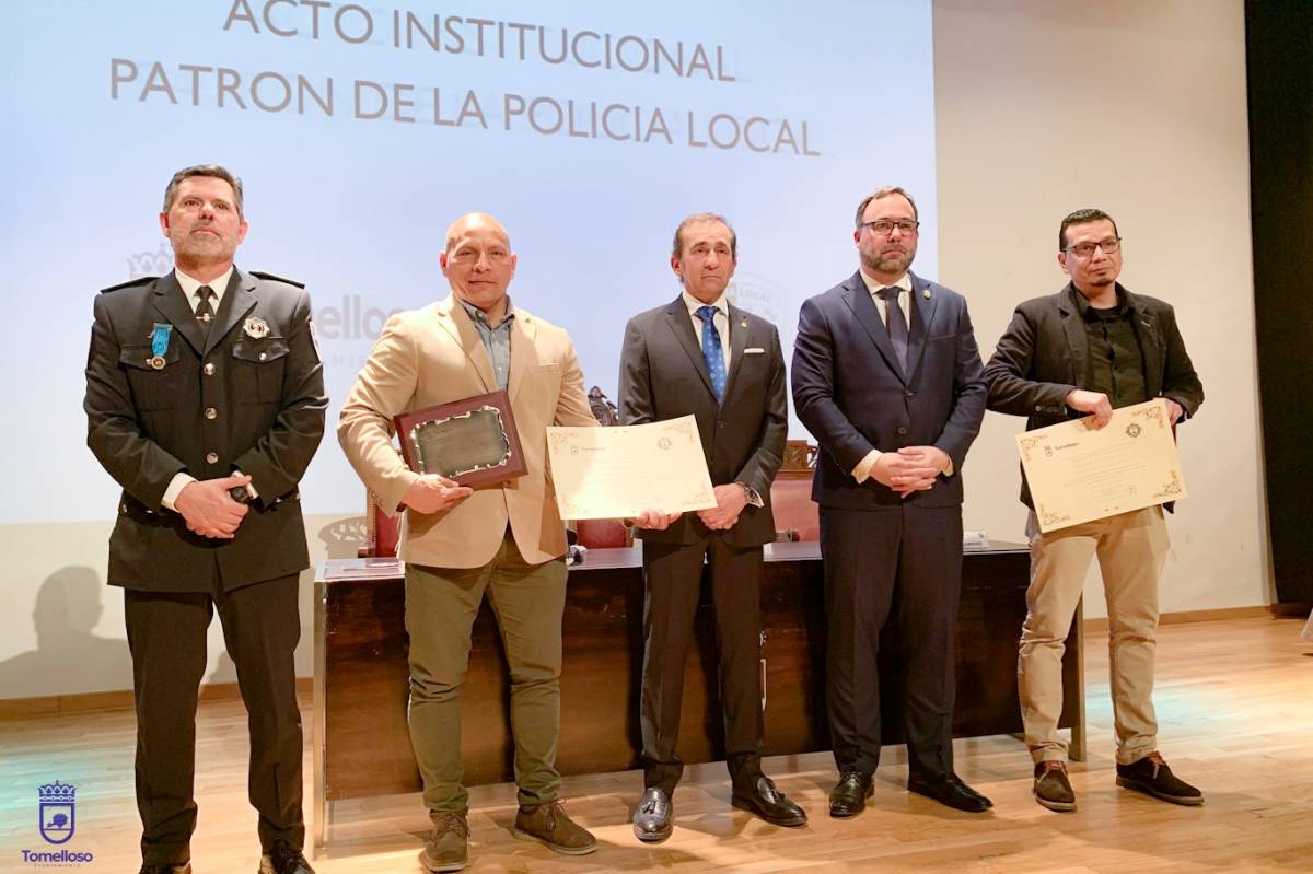 Tomelloso arropa a su Policía Local en una jornada de distinciones y compromiso institucional