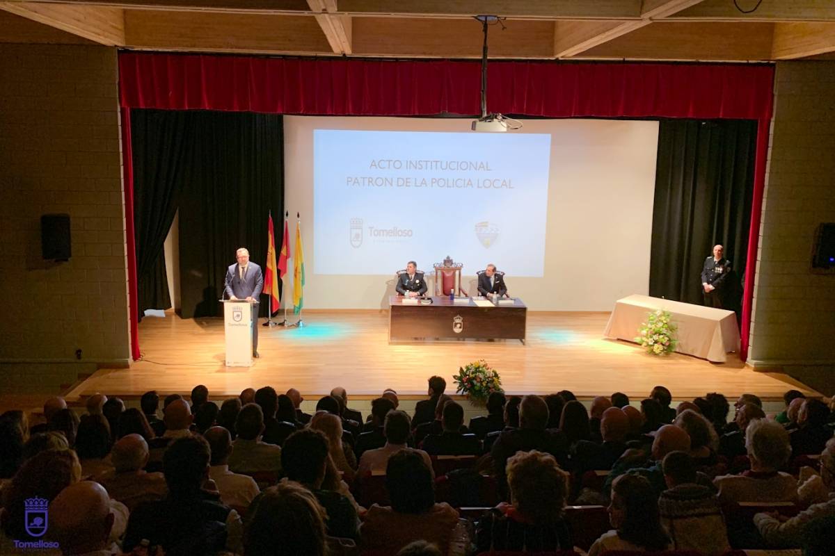 Tomelloso arropa a su Policía Local en una jornada de distinciones y compromiso institucional