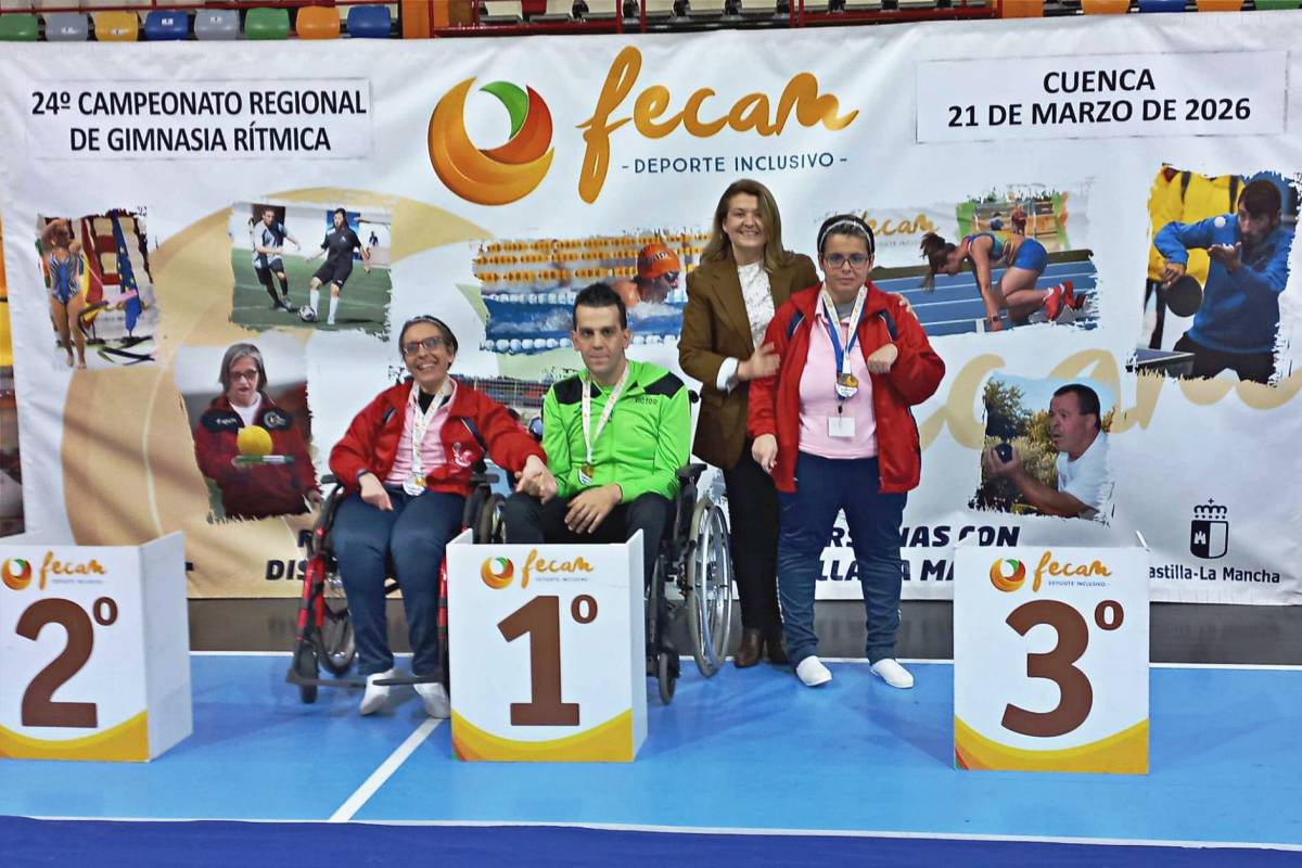 Los gimnastas del Club Los Delfines logran nueve medallas en el Campeonato Regional de FECAM en Cuenca
