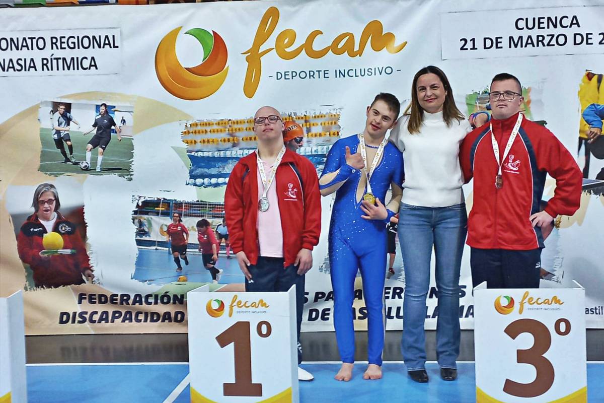 Los gimnastas del Club Los Delfines logran nueve medallas en el Campeonato Regional de FECAM en Cuenca