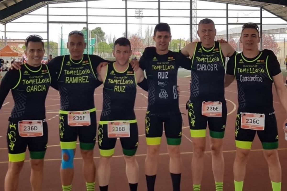 El C.T. Tomelloso firma una actuación sólida y cohesionada en el Nacional de Duatlón por Equipos