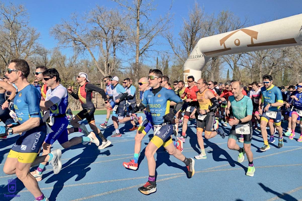 El XXXIV Duatlón Ciudad de Tomelloso reúne a 150 atletas y consolida su carácter solidario