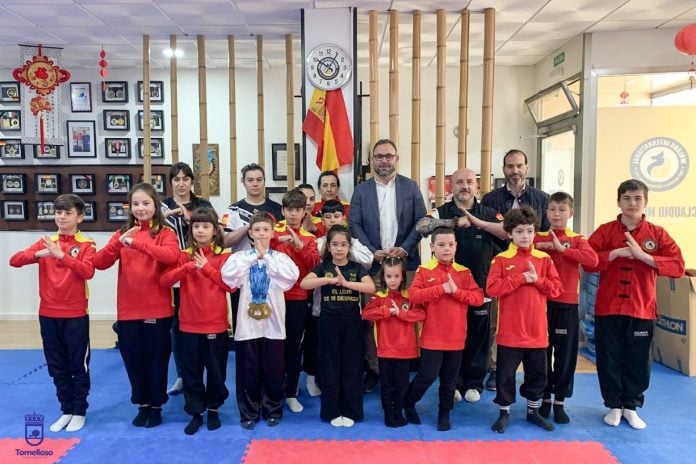 Javier Navarro en la Escuela Wu-Lang Tomelloso