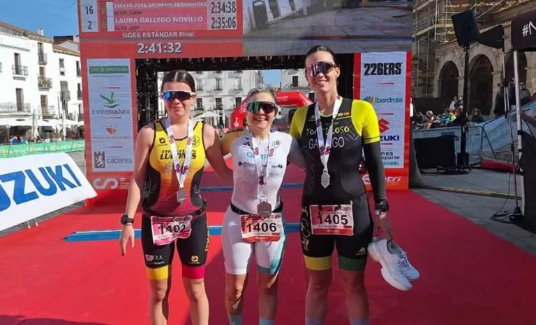 Laura Gallego, subcampeona de España de Duatlón Estándar en Cáceres