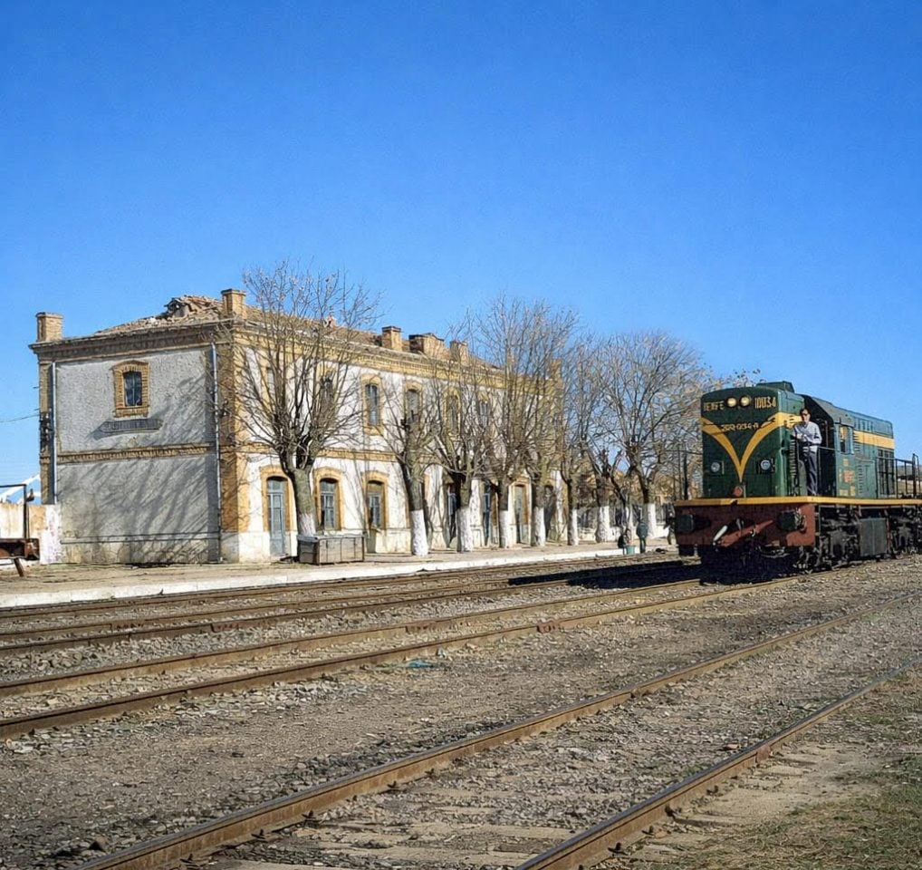 Locomotoras americanas en Tomelloso, pioneros en el ferrocarril español