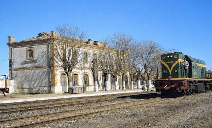 Locomotoras americanas en Tomelloso, pioneros en el ferrocarril español - Estacion tren Tomelloso 3
