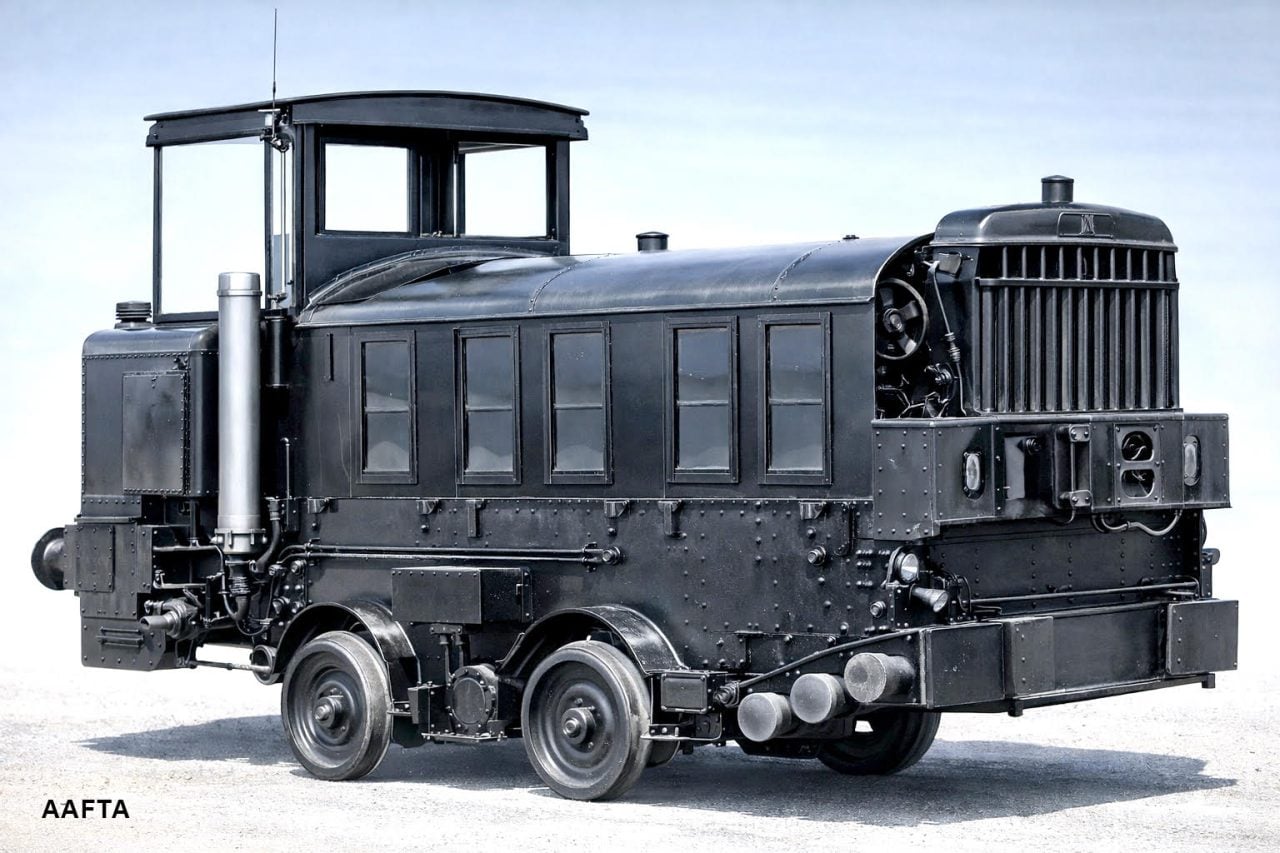 Locomotoras americanas en Tomelloso, pioneros en el ferrocarril español