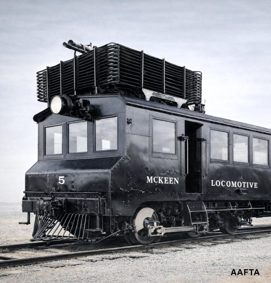 Locomotoras americanas en Tomelloso, pioneros en el ferrocarril español