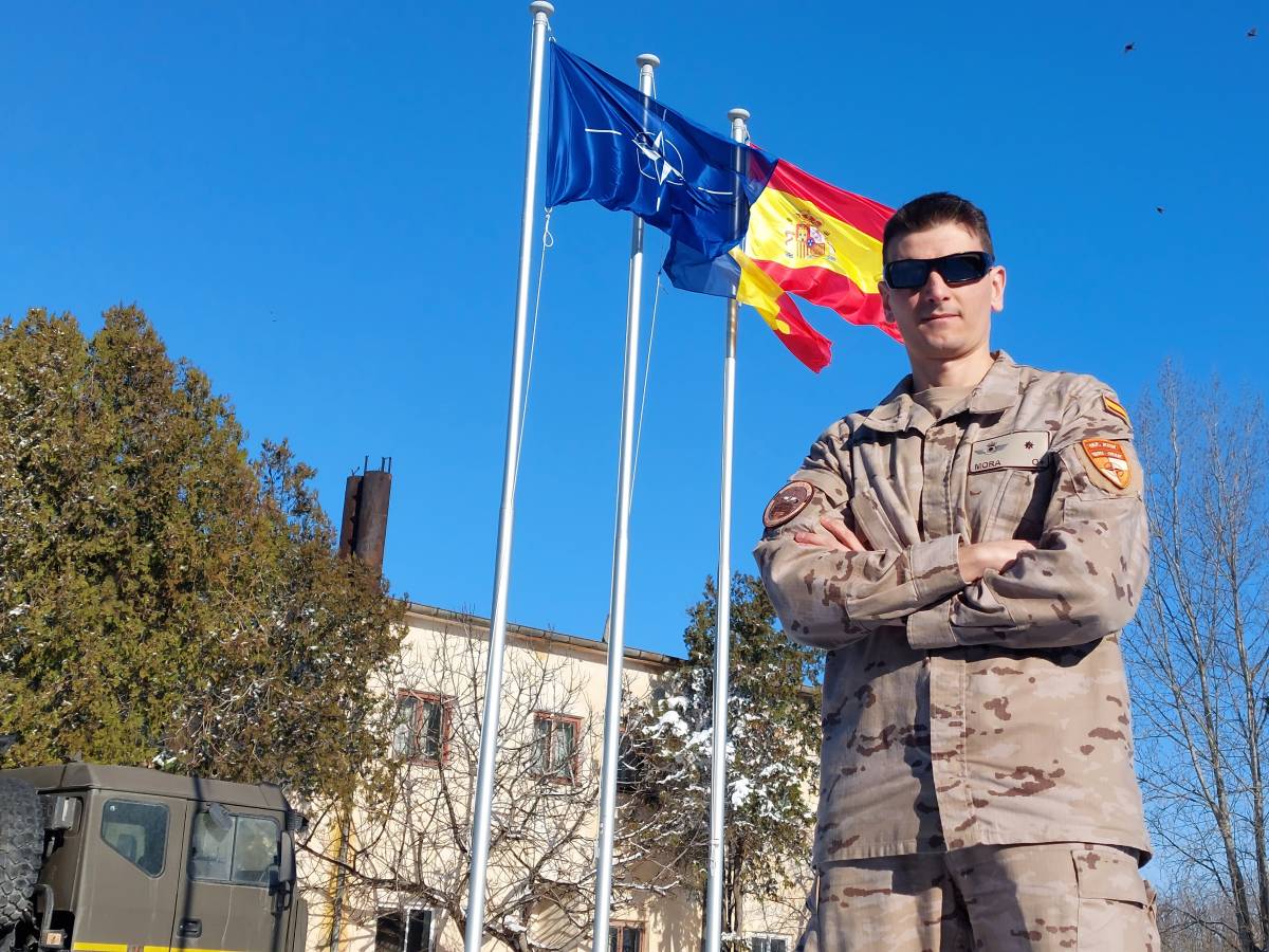 Un militar vinculado a Tomelloso participa en una misión de la OTAN en el este de Europa