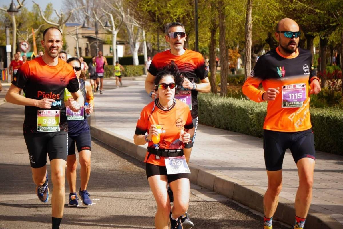 Los Pieles Run firman una sólida actuación en la Media Maratón de Bolaños de Calatrava
