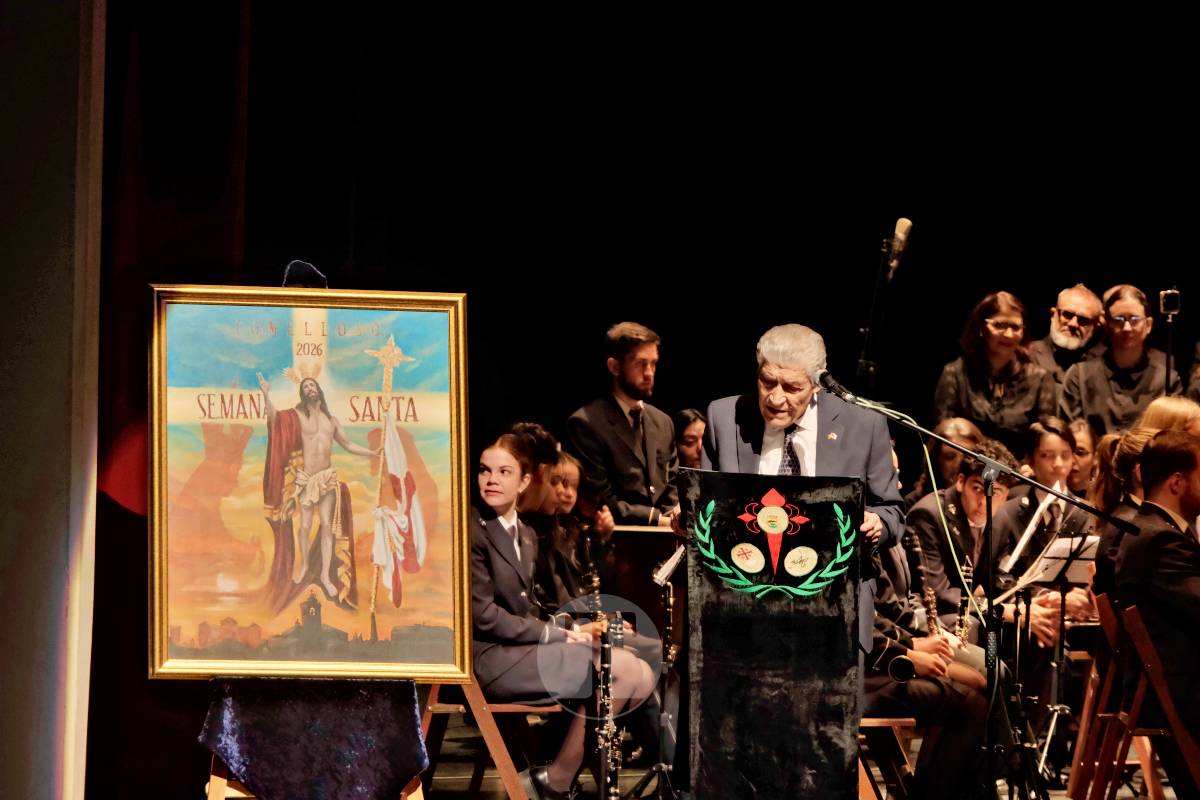 Luis Perales proclama la Semana Santa de Tomelloso en un emotivo pregón en el Teatro Marcelo Grande
