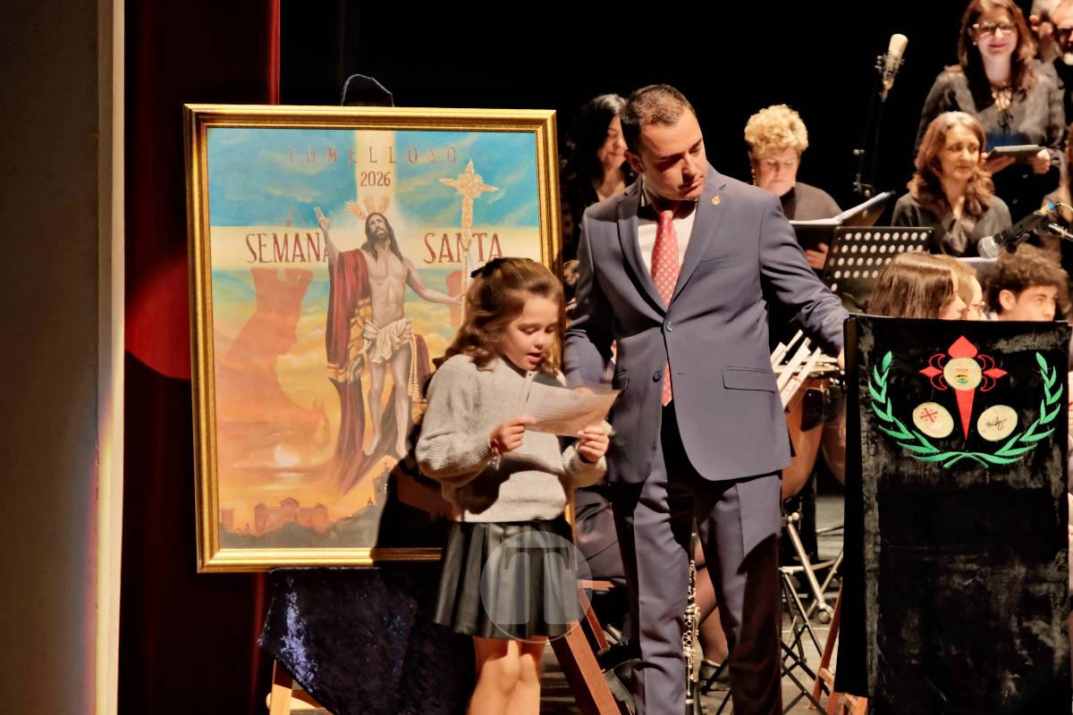 Luis Perales proclama la Semana Santa de Tomelloso en un emotivo pregón en el Teatro Marcelo Grande