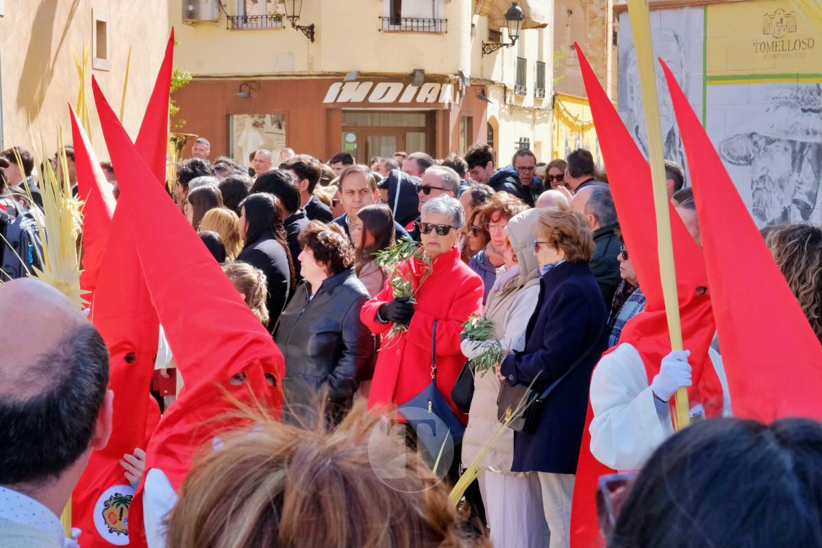 La Borriquilla abre la Semana Santa de Tomelloso en una mañana soleada y marcada por el frío