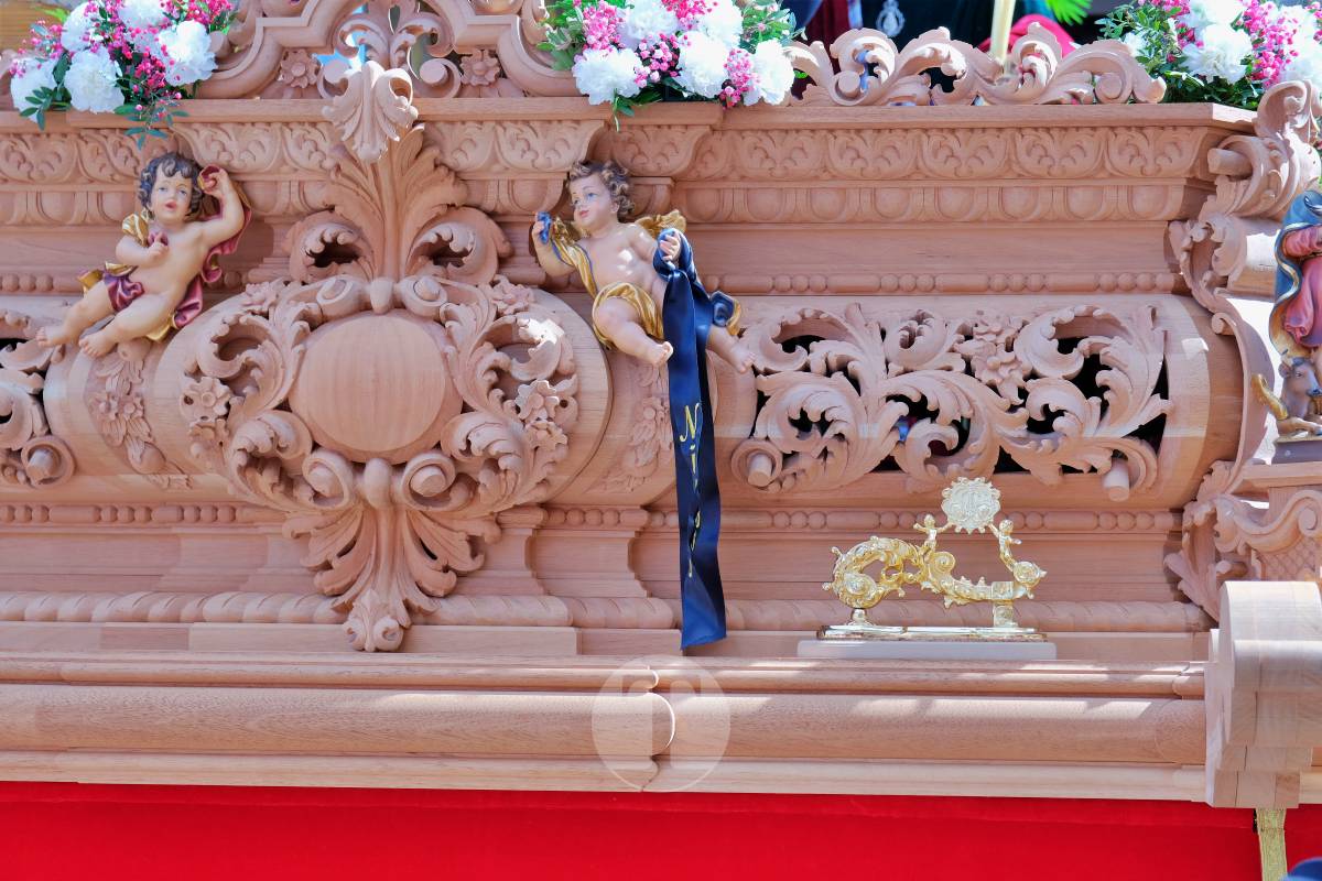 La Borriquilla abre la Semana Santa de Tomelloso en una mañana soleada y marcada por el frío