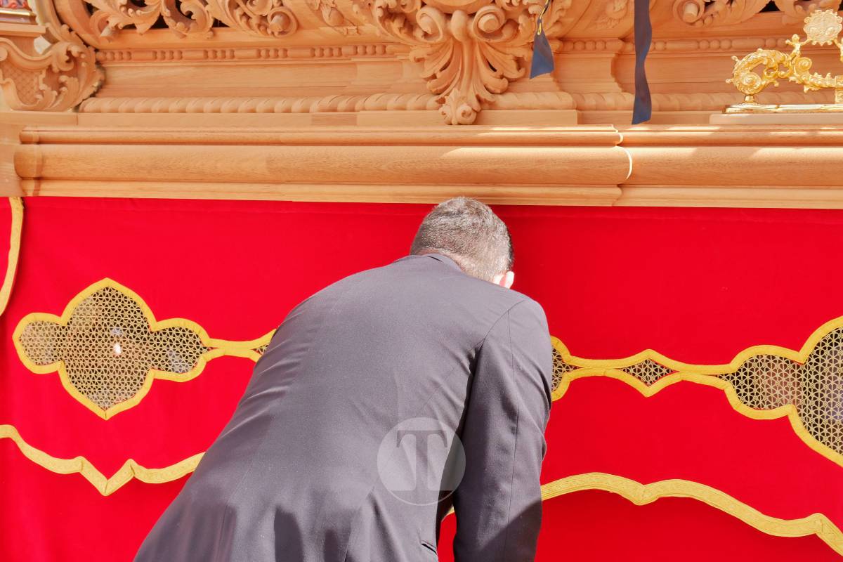 La Borriquilla abre la Semana Santa de Tomelloso en una mañana soleada y marcada por el frío