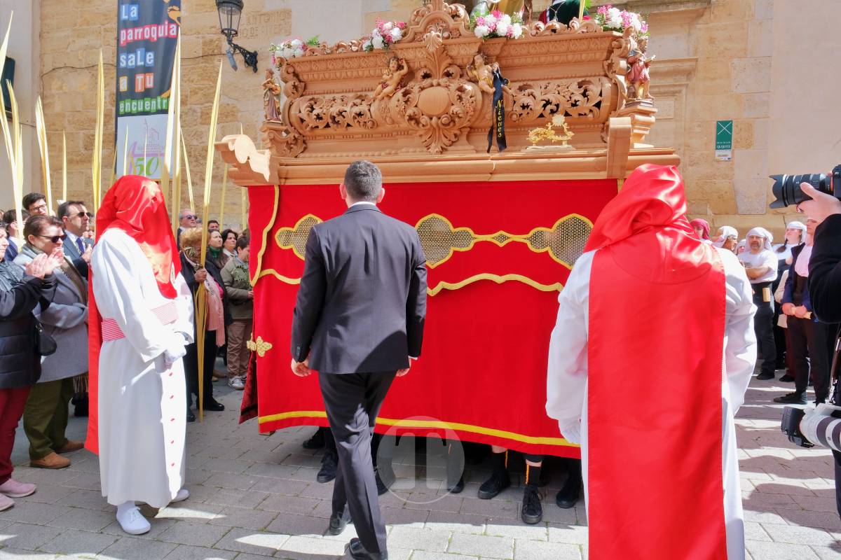 La Borriquilla abre la Semana Santa de Tomelloso en una mañana soleada y marcada por el frío