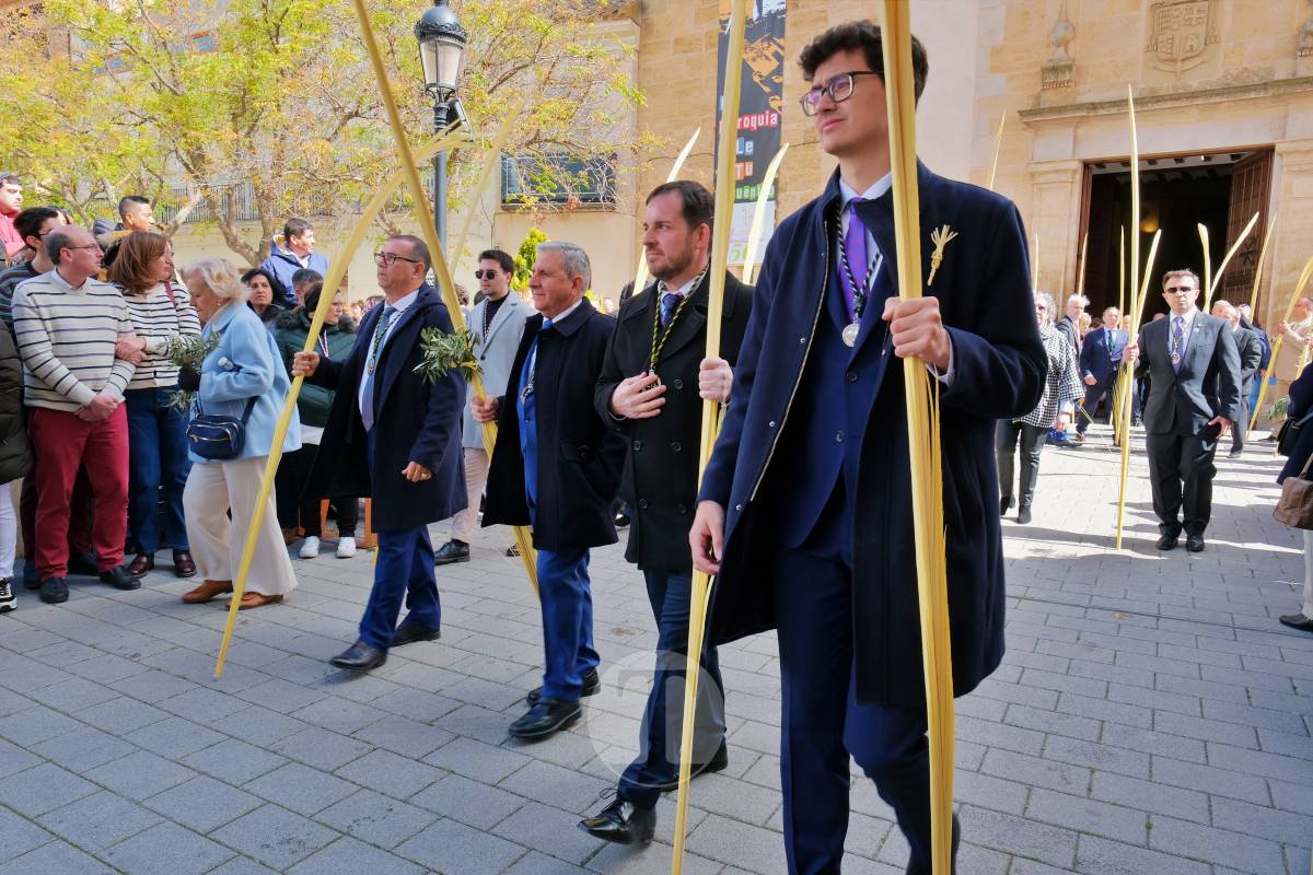 La Borriquilla abre la Semana Santa de Tomelloso en una mañana soleada y marcada por el frío